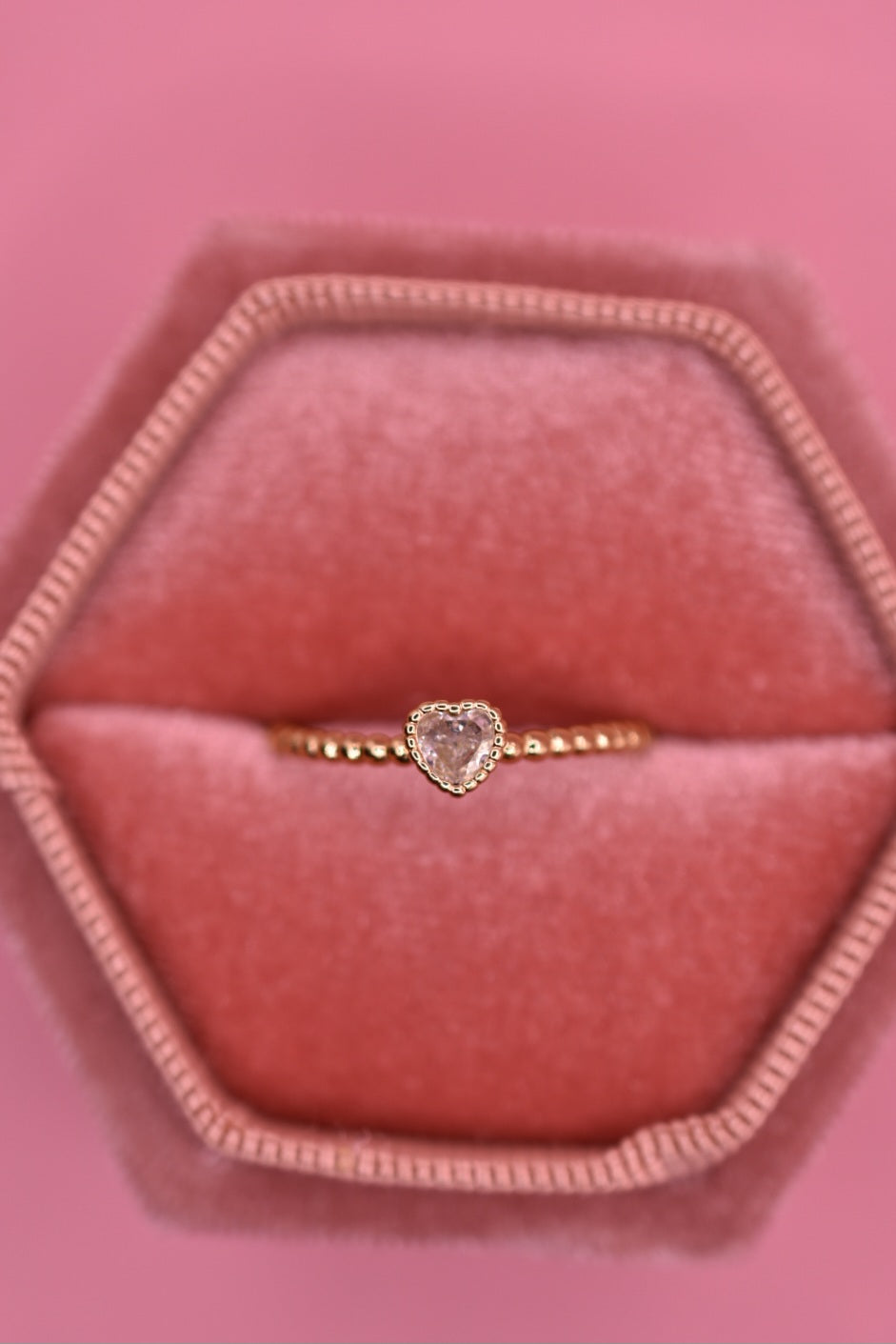 Anillo mini corazón