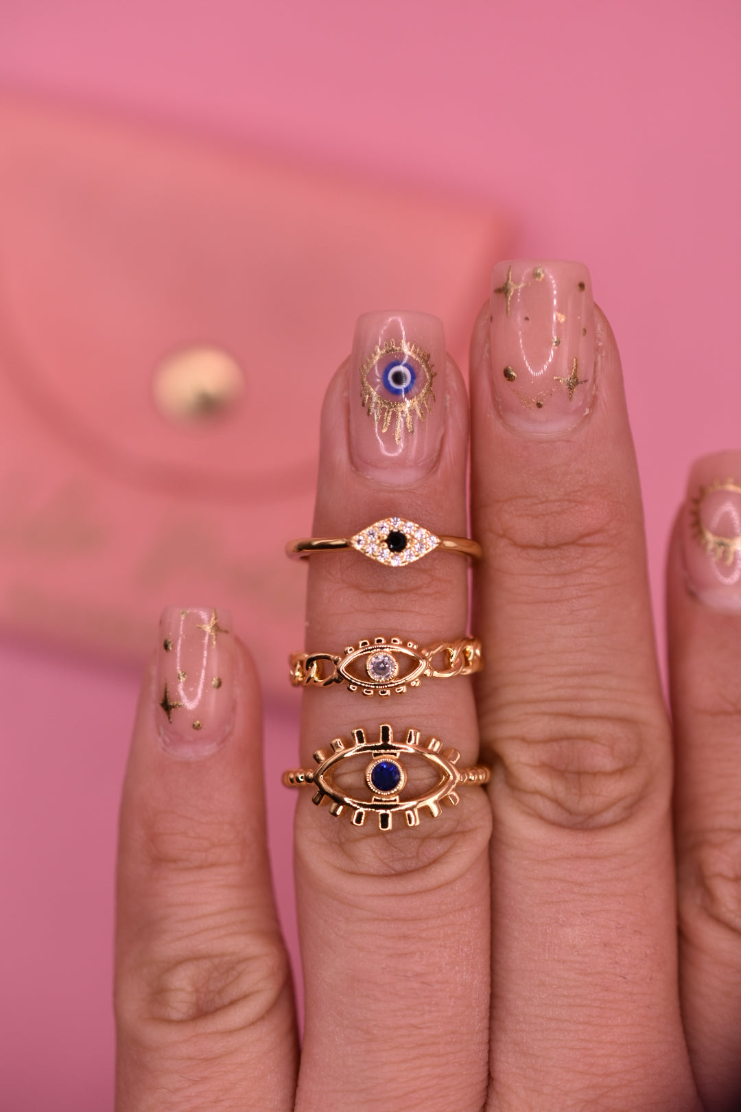 Anillo Ojo Pestañas Grande