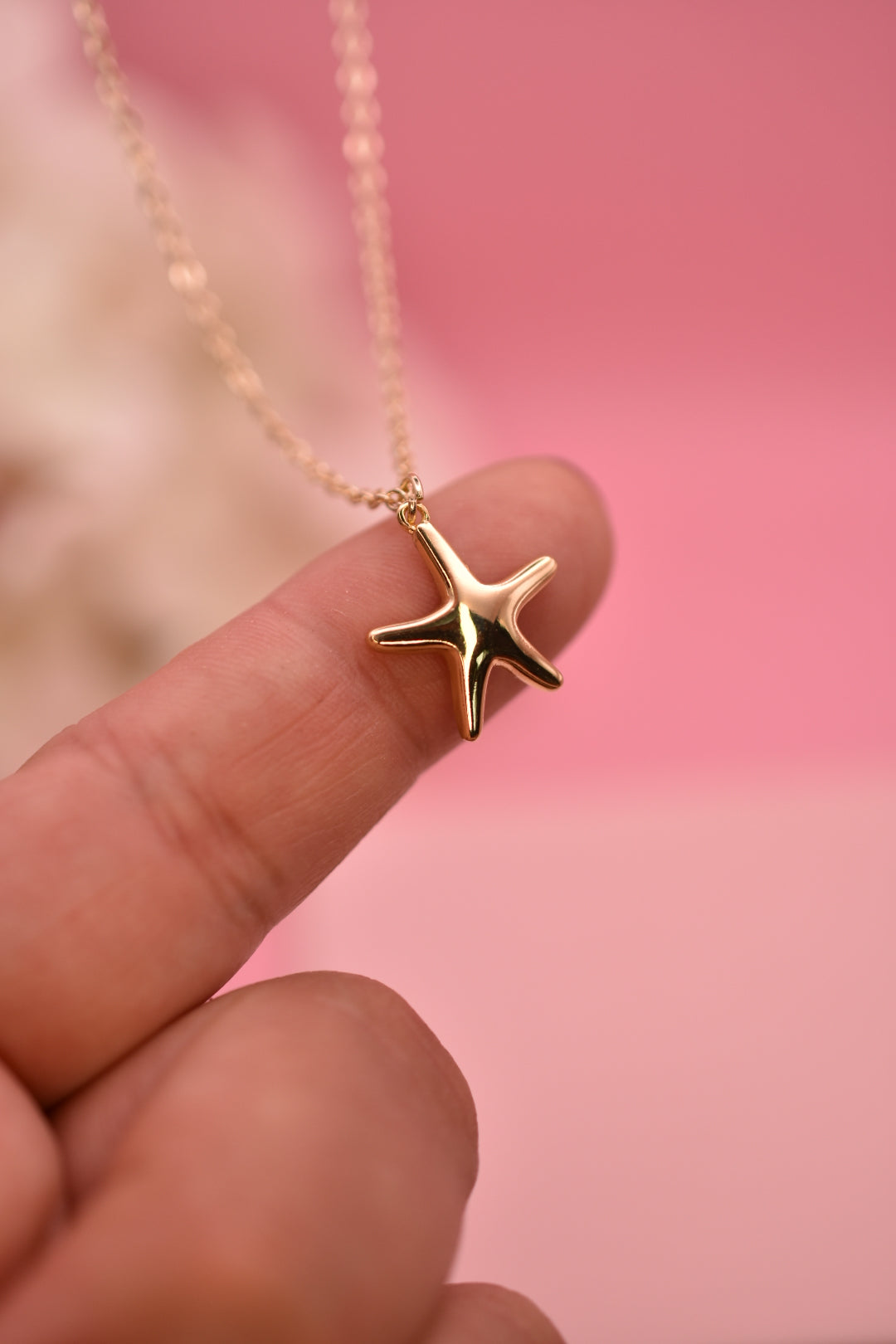 Dije estrella de mar lisa