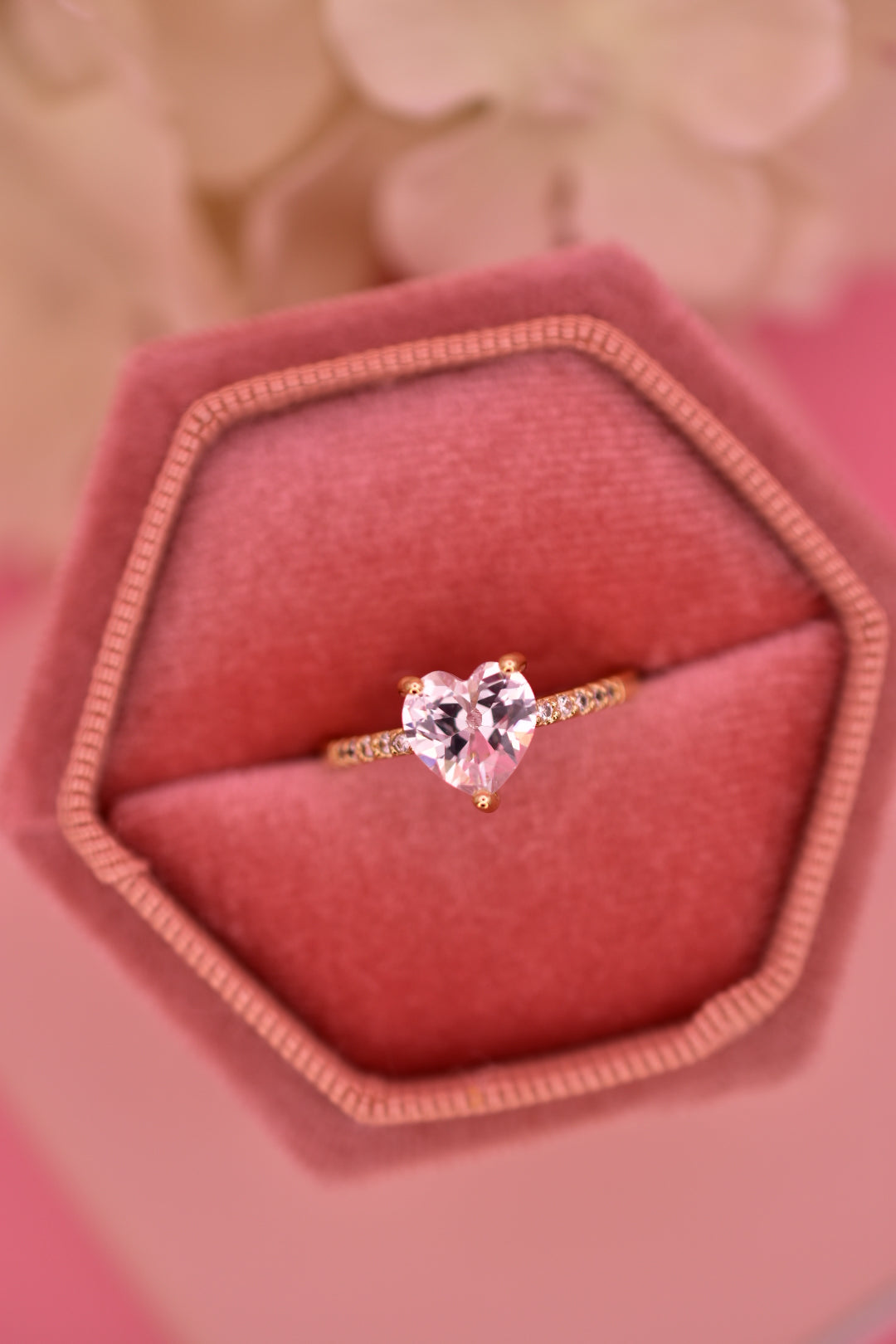 Anillo Corazón Brillante