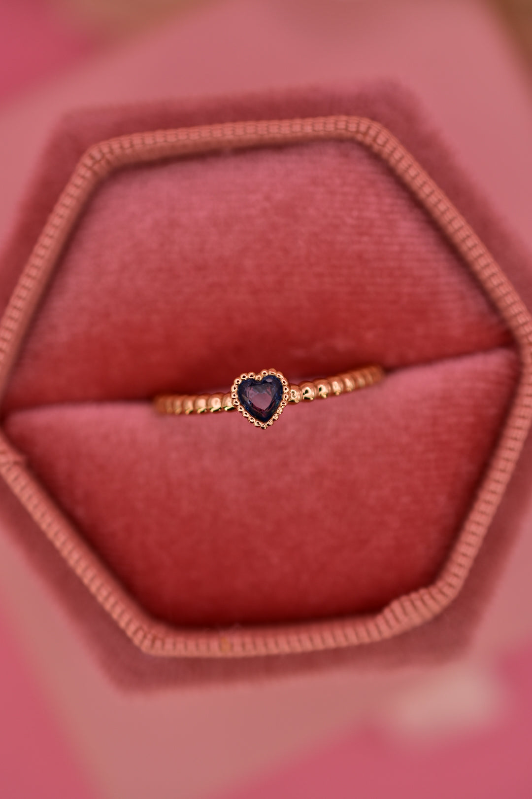 Anillo Corazón Atardecer