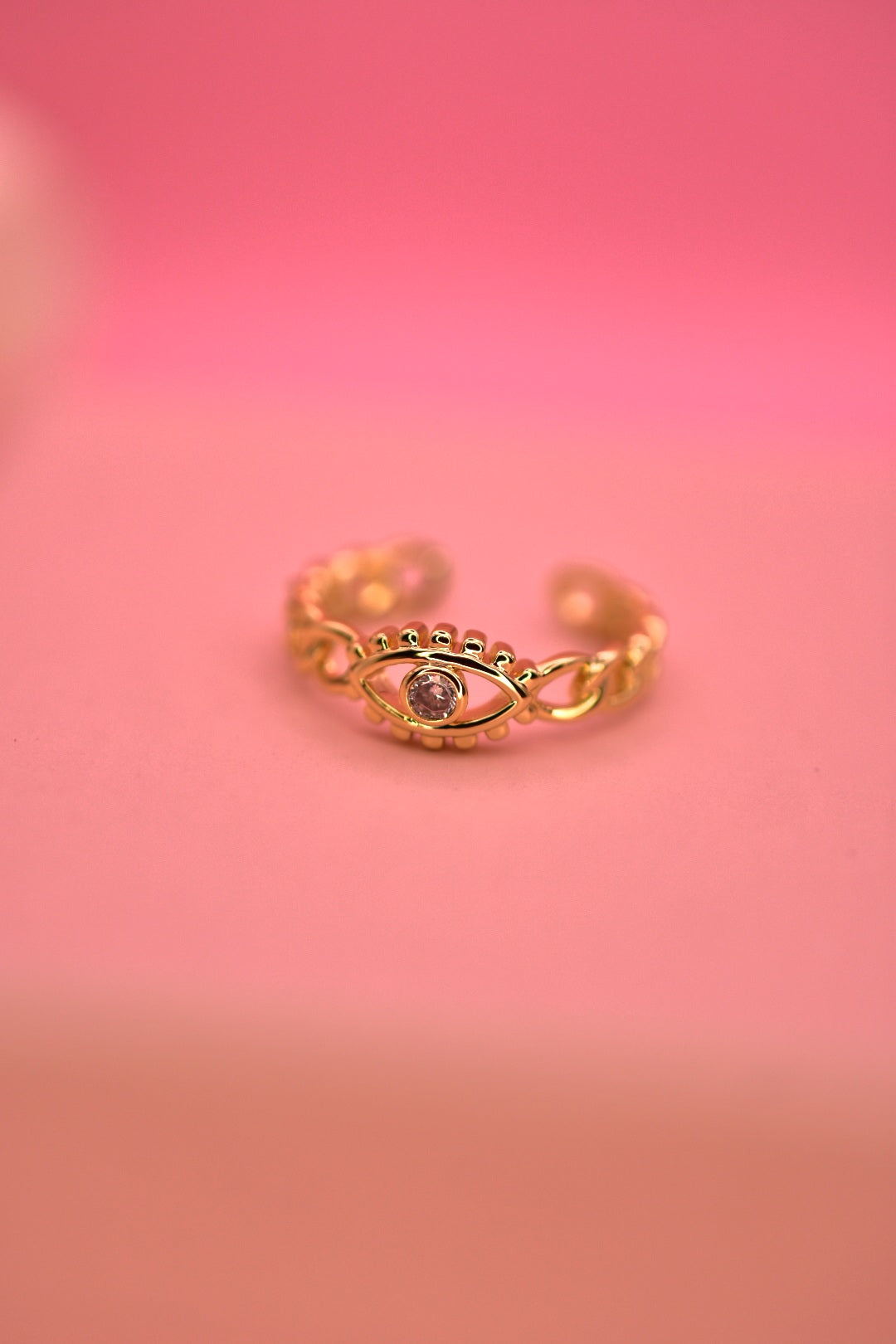 Anillo Ojito Pestañas Blanco