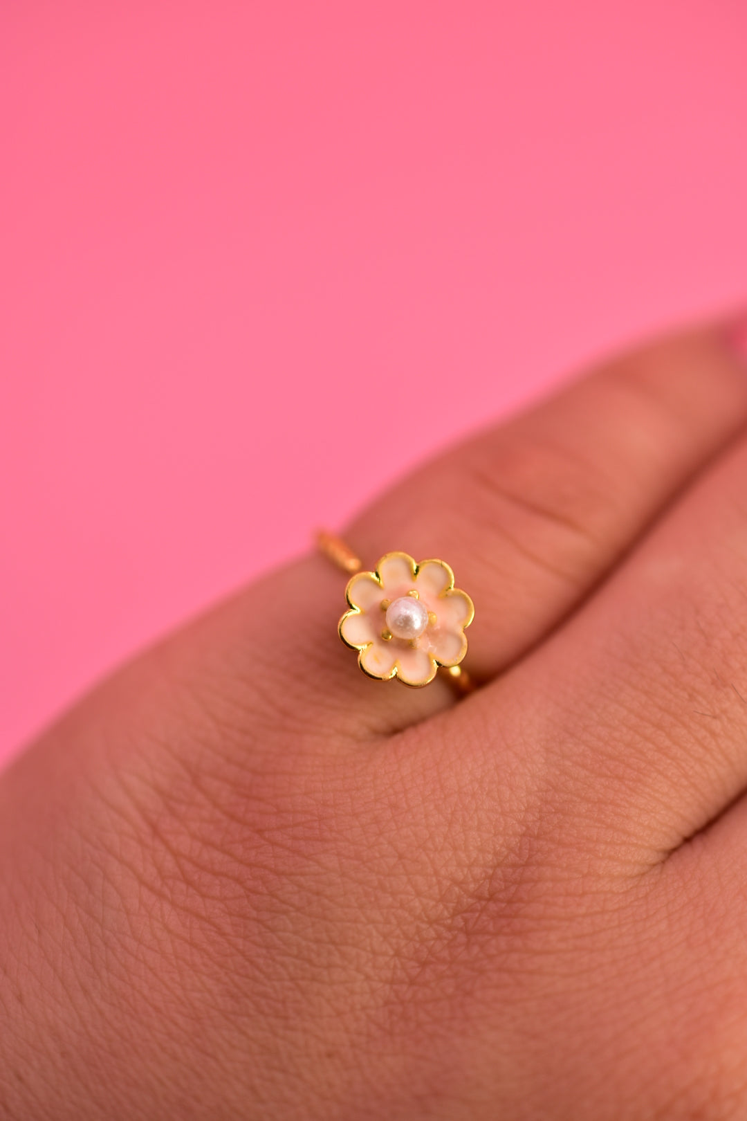 Anillo Florecita Giratoria
