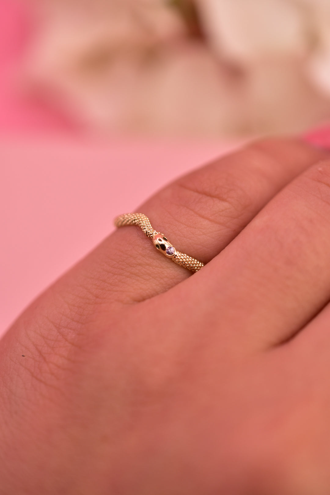 Anillo Serpiente Minimalista