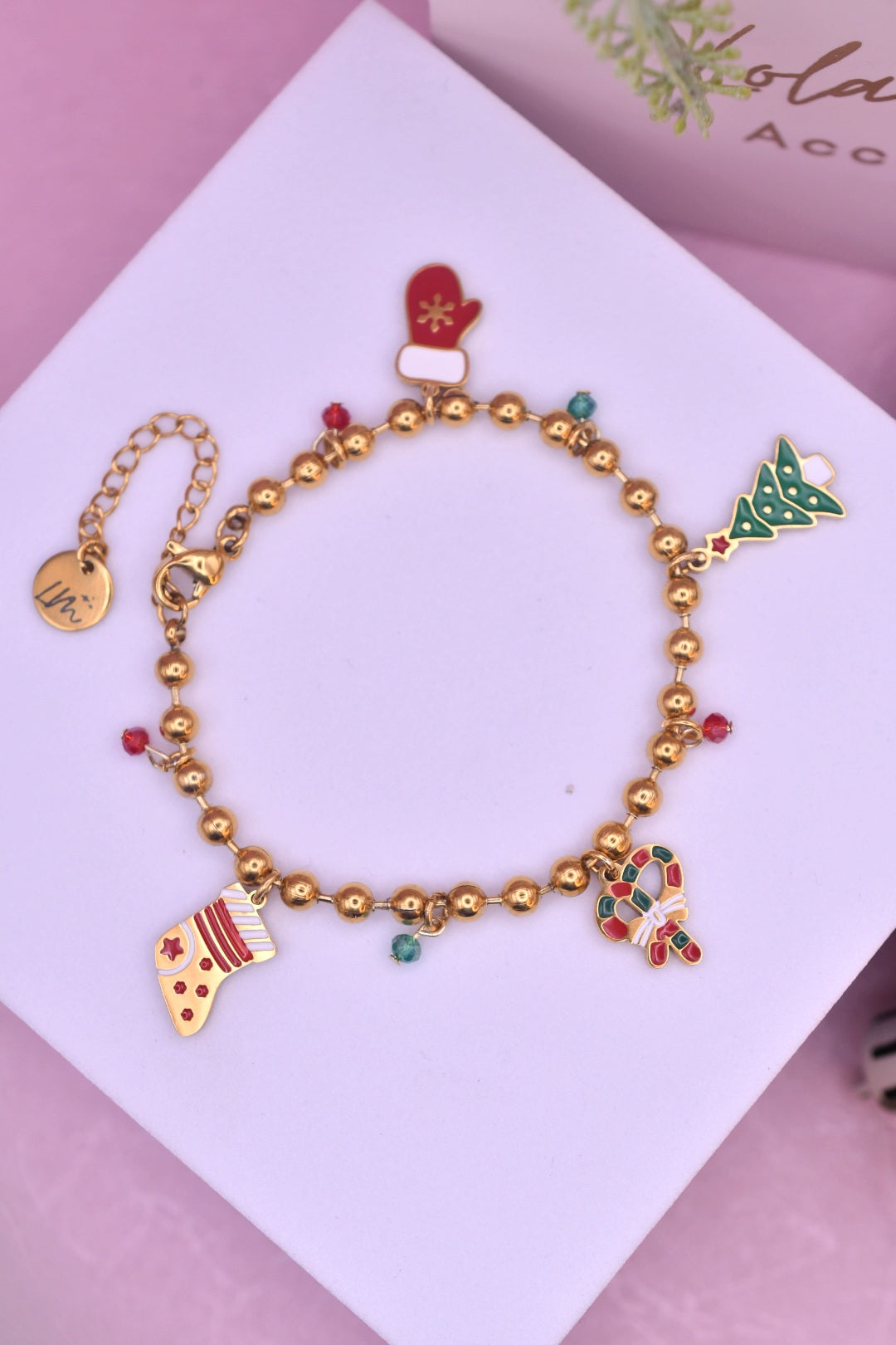 Pulsera Blanca Navidad