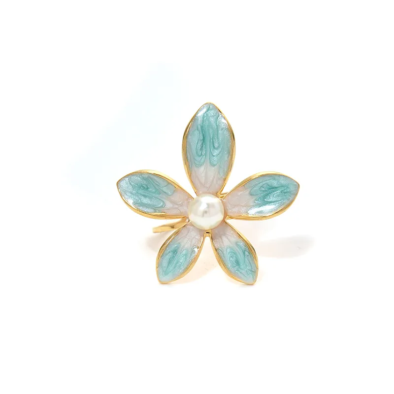 Anillo Flor Celeste