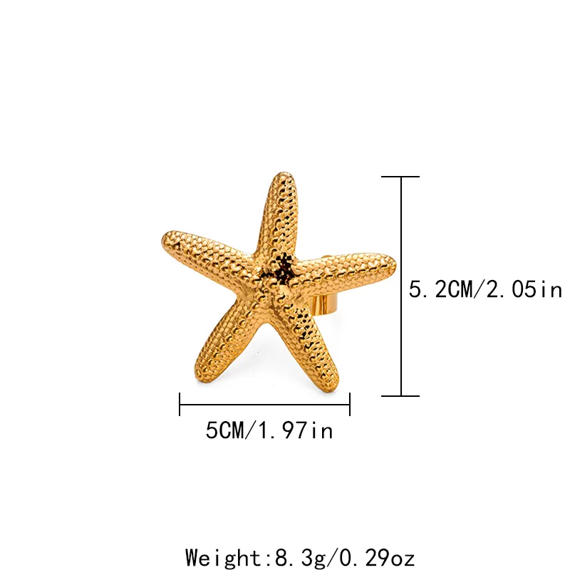 Anillo Estrella Chunky