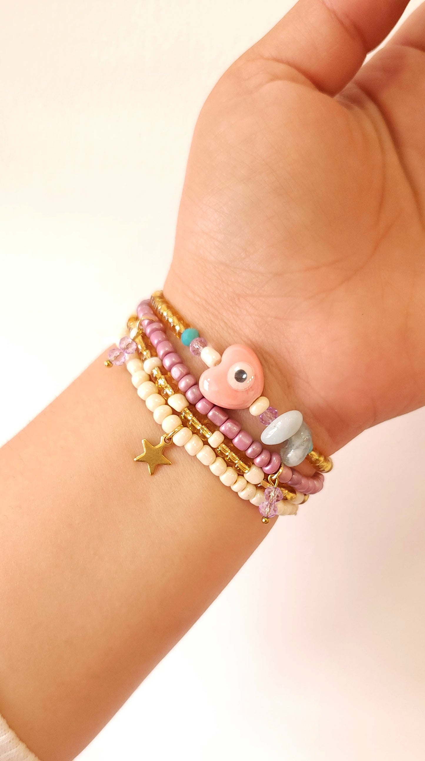 Set Pulseras Amuletos