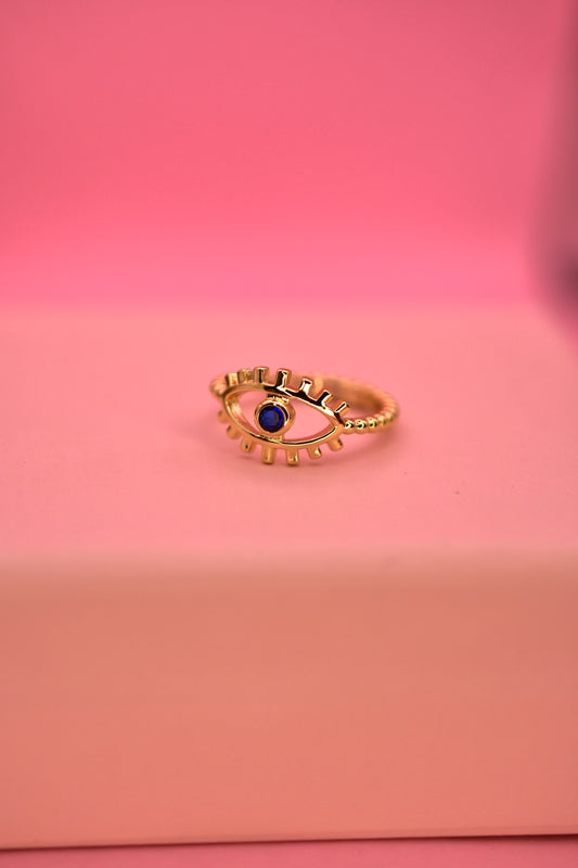 Anillo Ojo Pestañas Grande