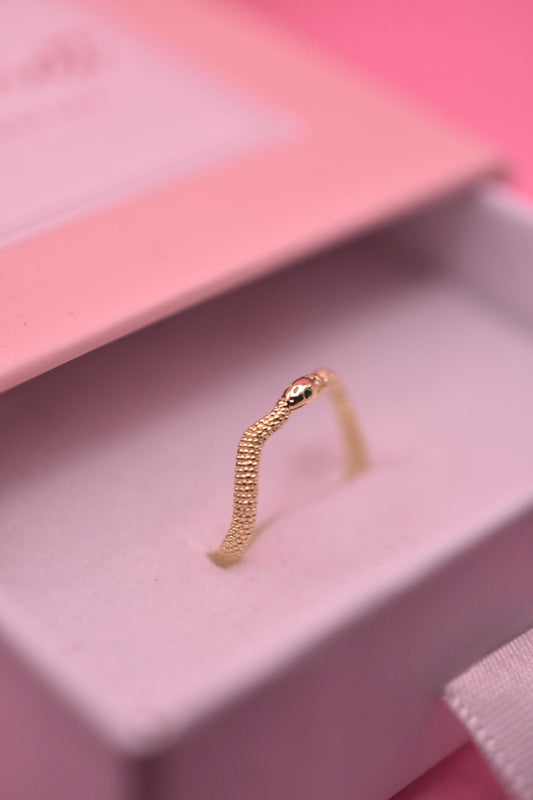 Anillo Serpiente Minimalista